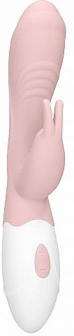 Loveline Juicy Oplaadbare Rabbit Siliconen Vibrator - Roze