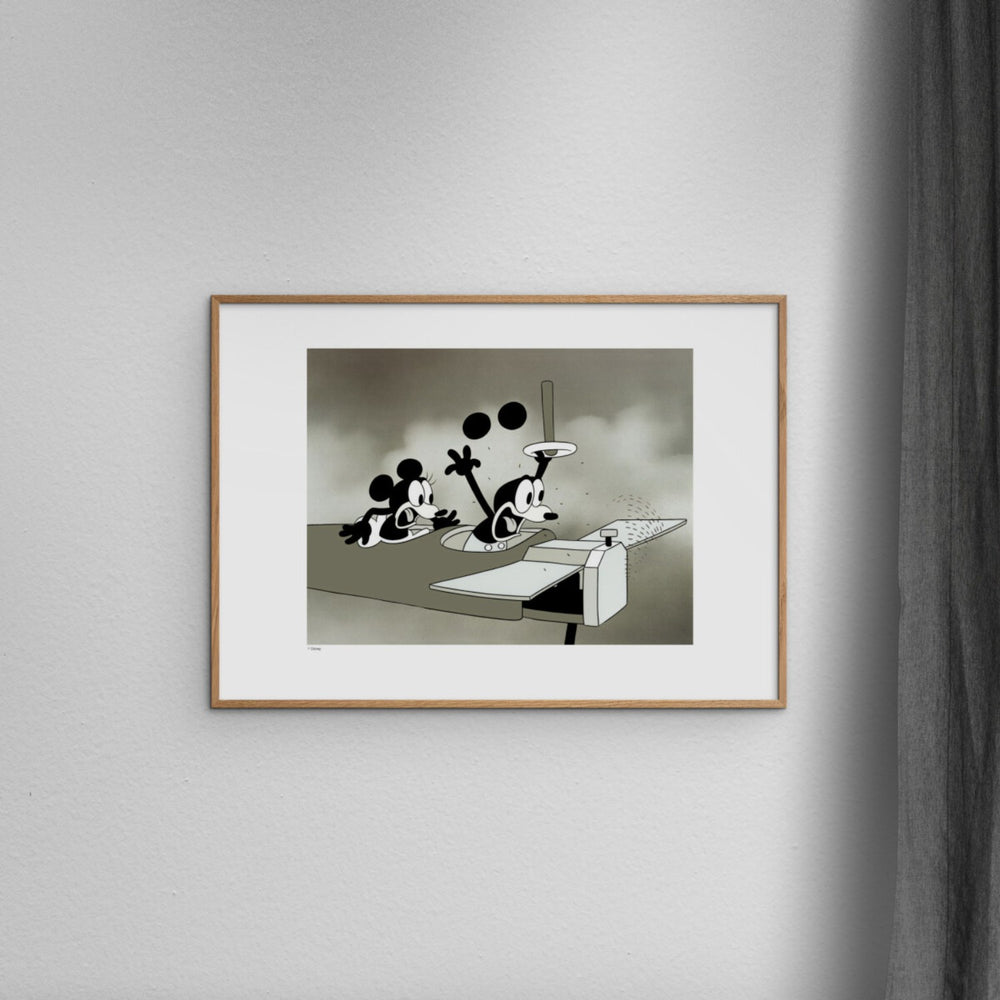 Køb Poster & Frame Disney - Vintage Crazy Plane No. 01