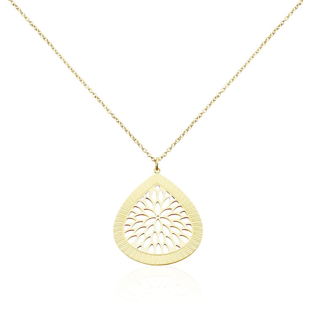 Collier Sautoir Acier Doré Iwona