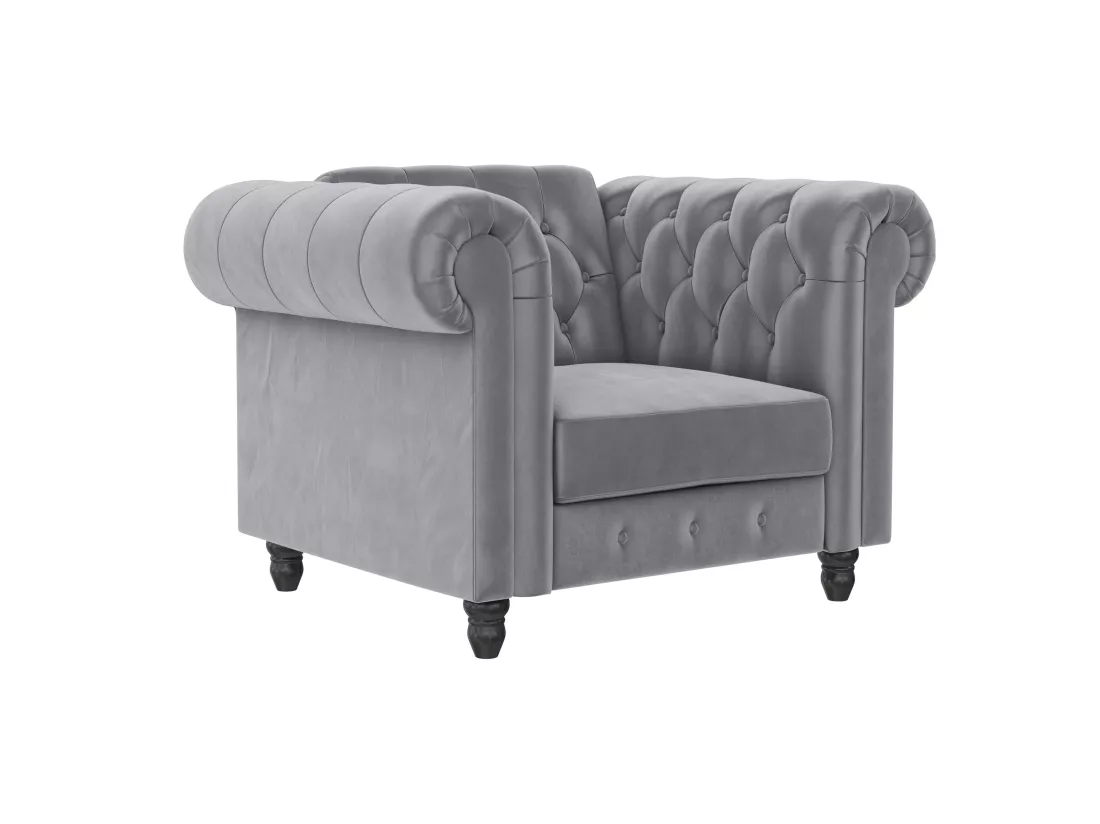 Chaise Longue Felix Gris Clair