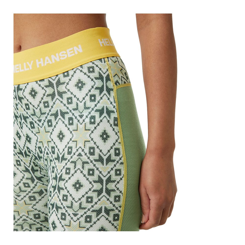 Helly Hansen LIFA MERINO MIDWEIGHT GRAPHIC - Collant Femme jade 2.0 star pixel