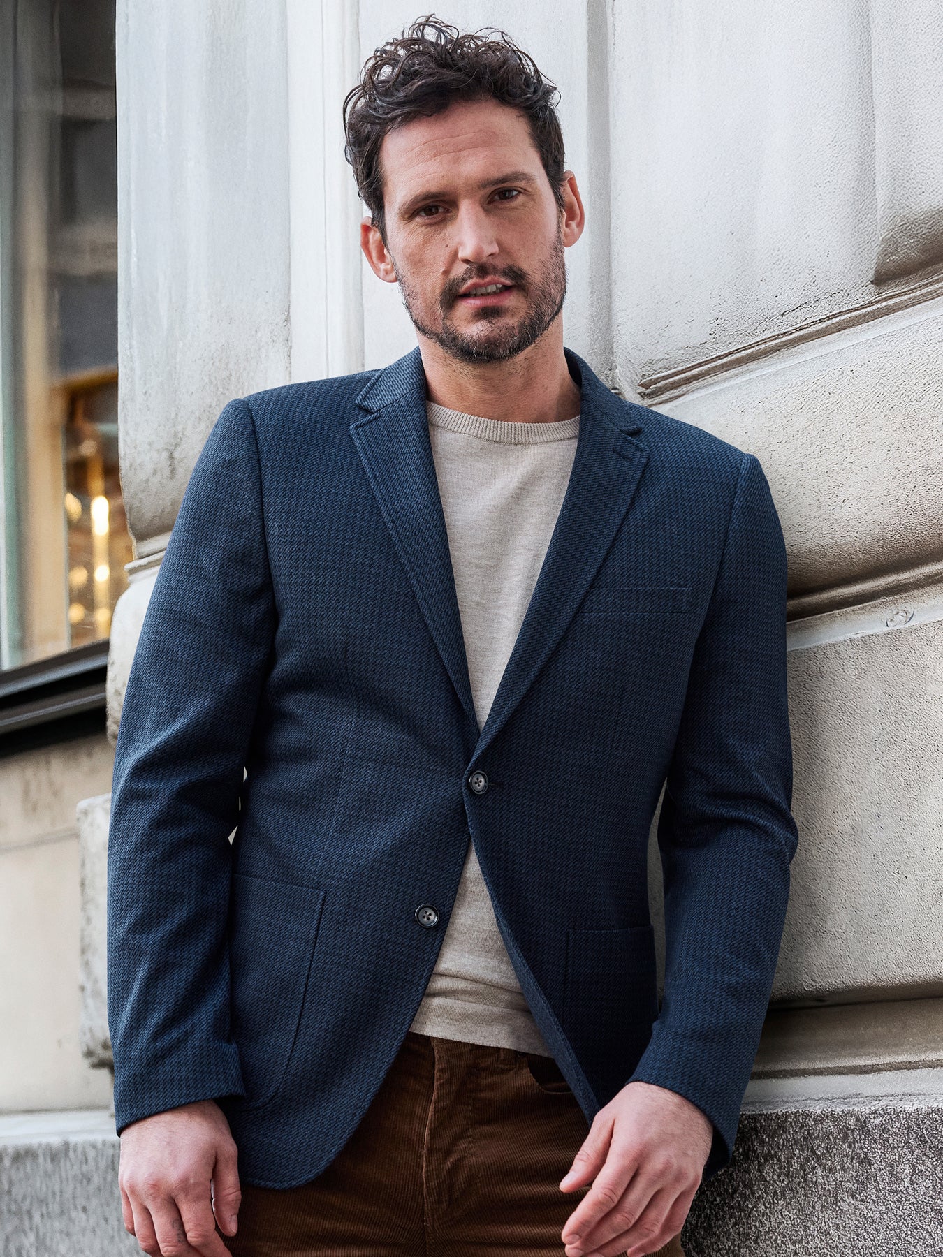 Twill-Sakko für Herren