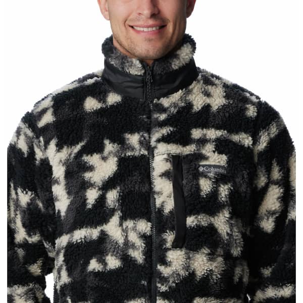 Veste polaire COLUMBIA WINTER PASS M PRINT FLEECE FZ BLACK QUILTED