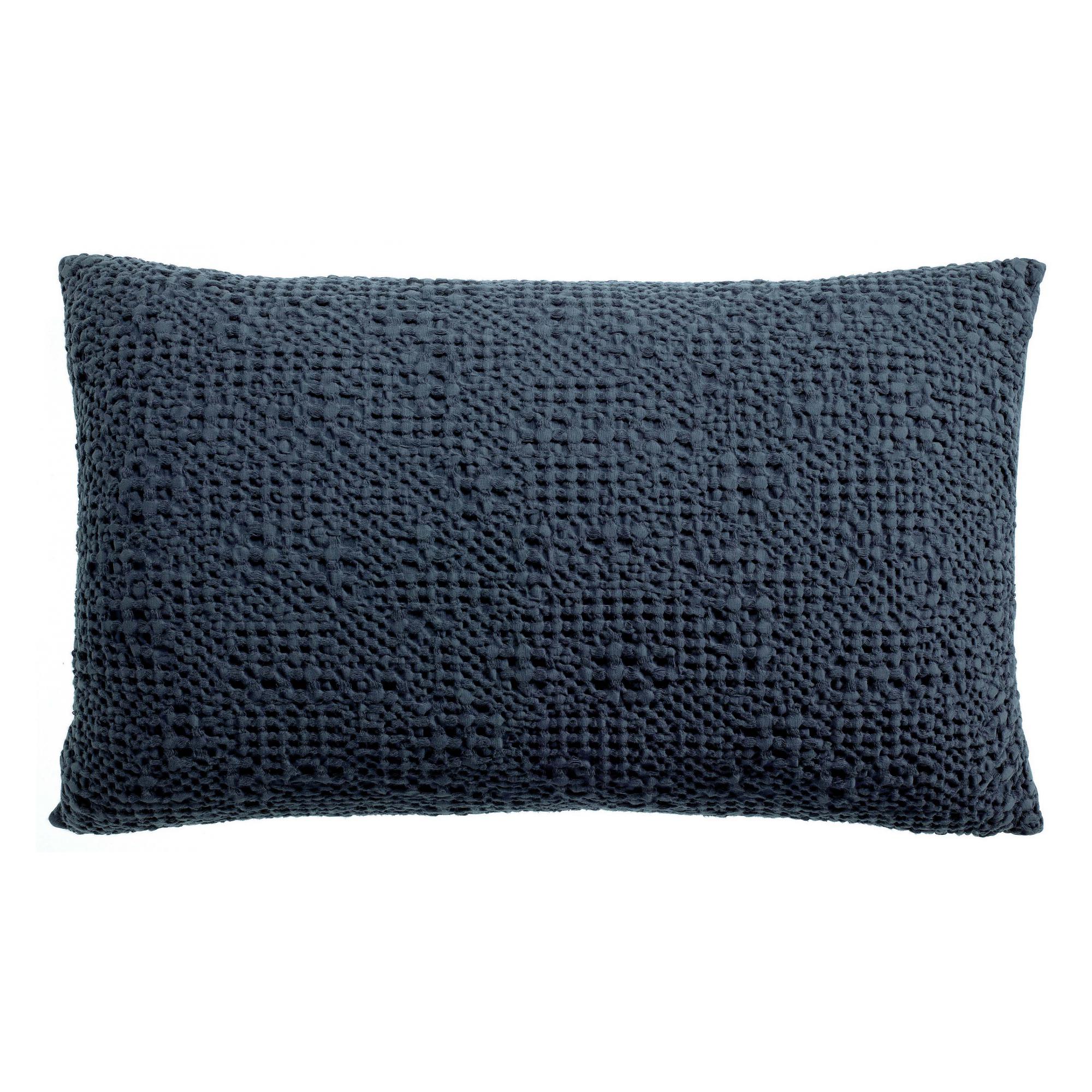 Coussin stonewashed tana cobalt 40 x 65 cm