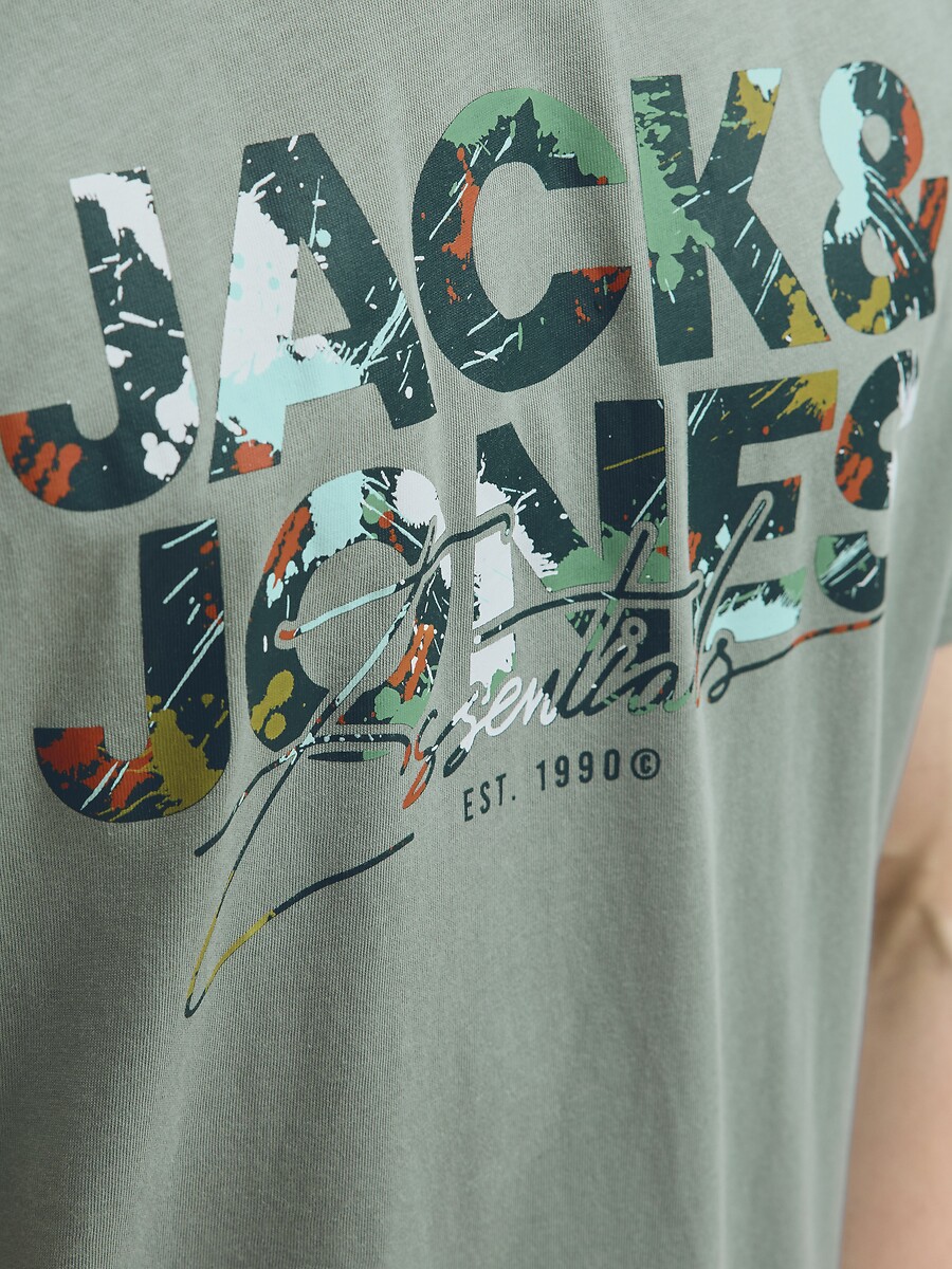JACK & JONES<br>Camiseta de manga curta fazendo xixi