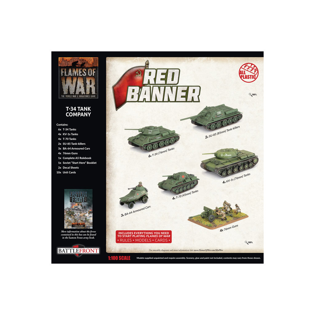 Flames of War - Soviet T-34 Tank Company