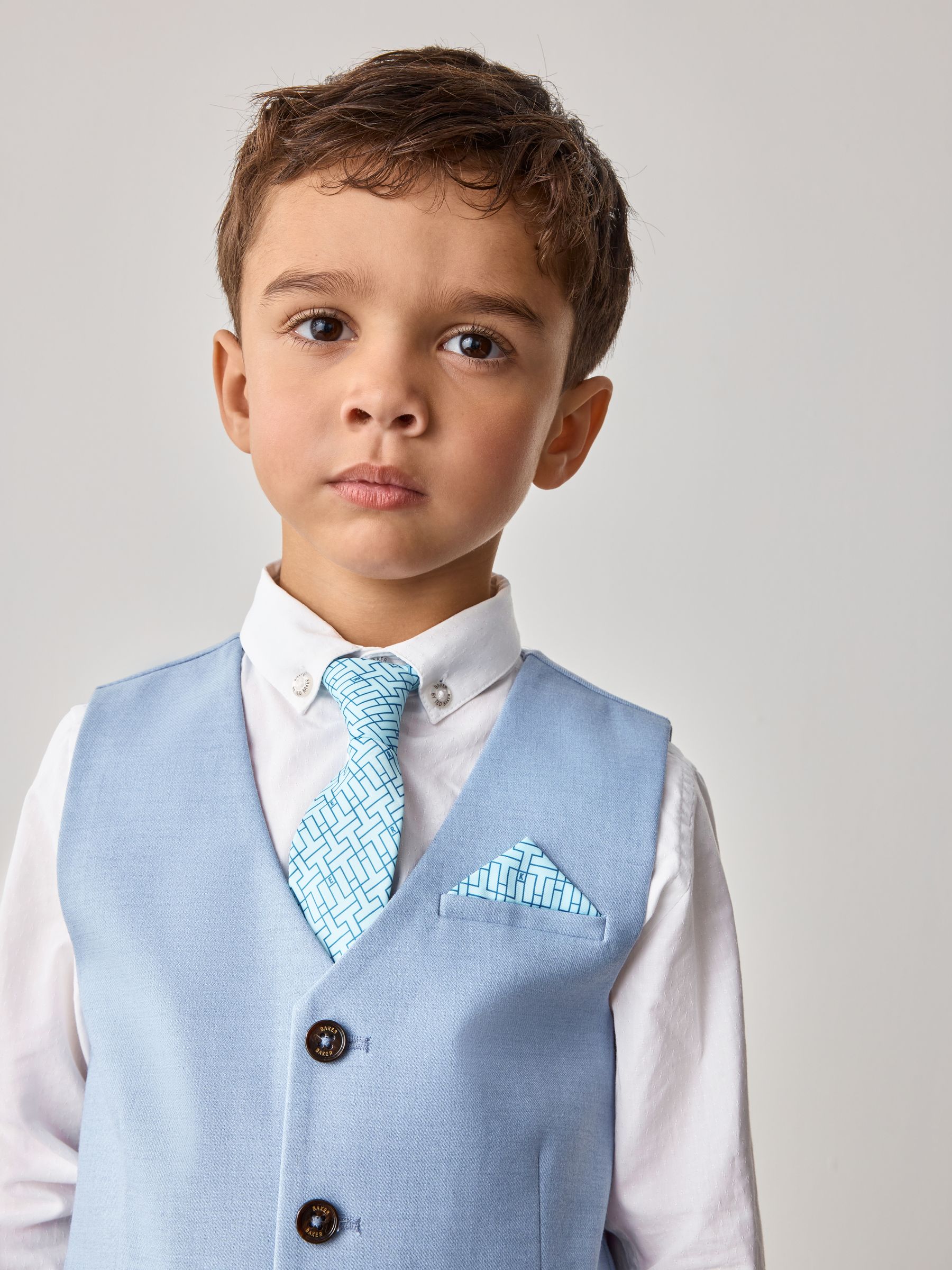 Baker by Ted Baker set van gilet, overhemd en stropdas