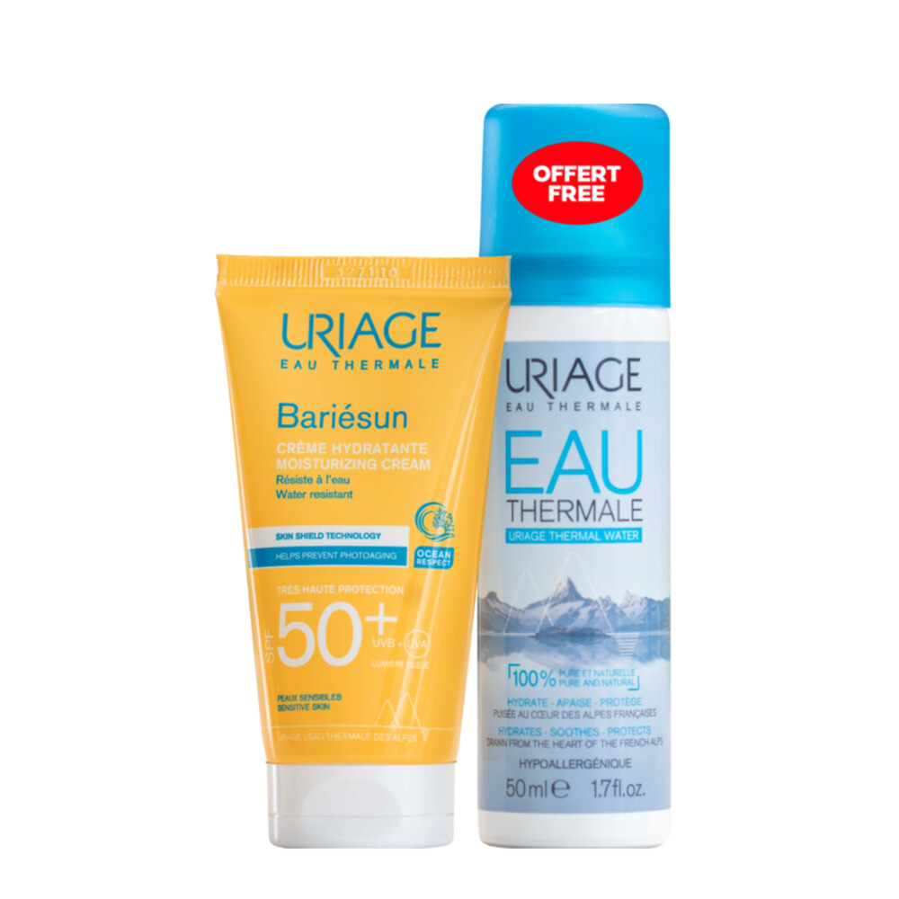 Uriage Bariésun Crème SPF 50+ 50 ml + Eau Thermale d'Uriage 50 ml 50 ml