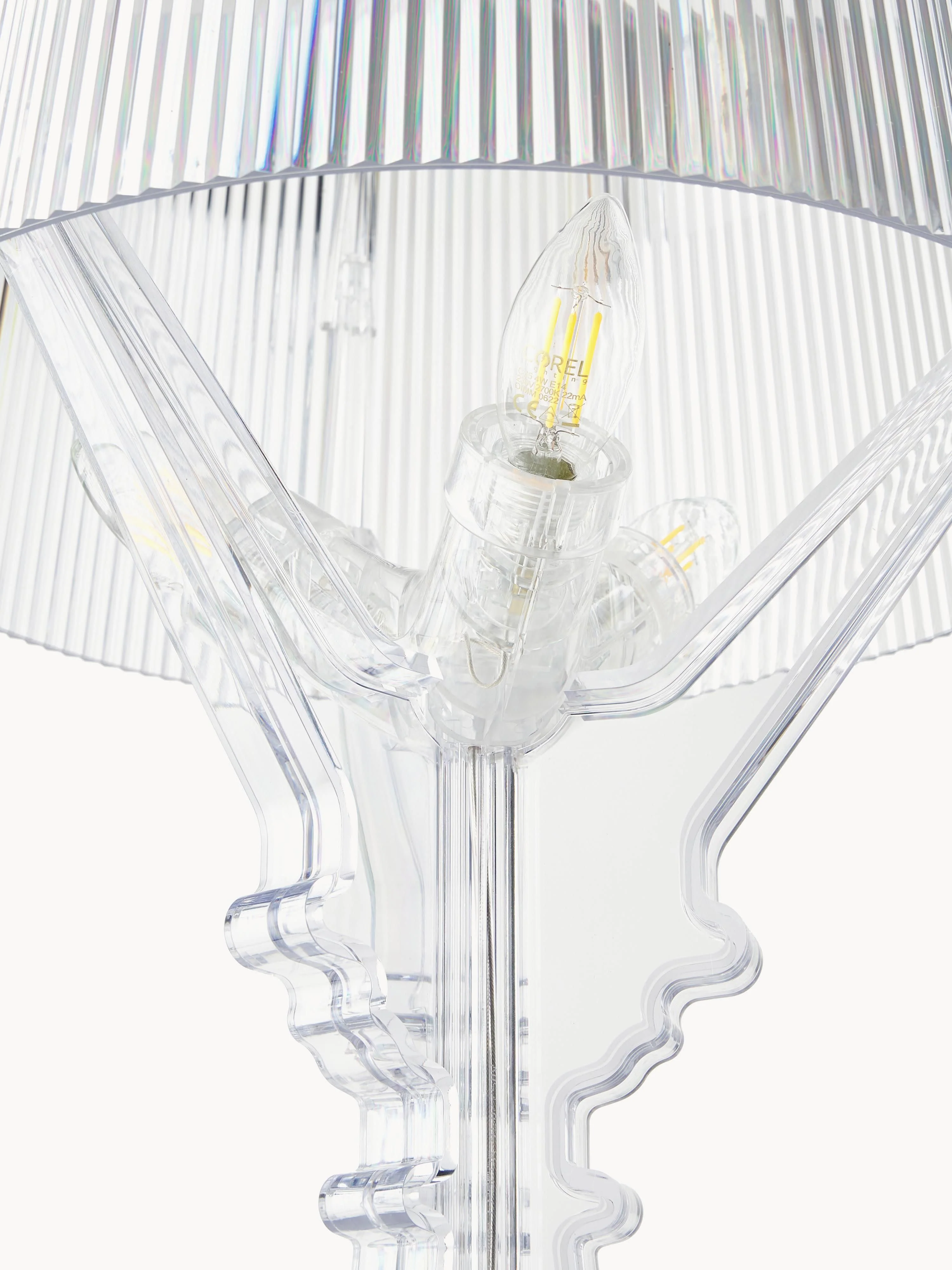Grote design LED-tafellamp Bourgie, dimbaar