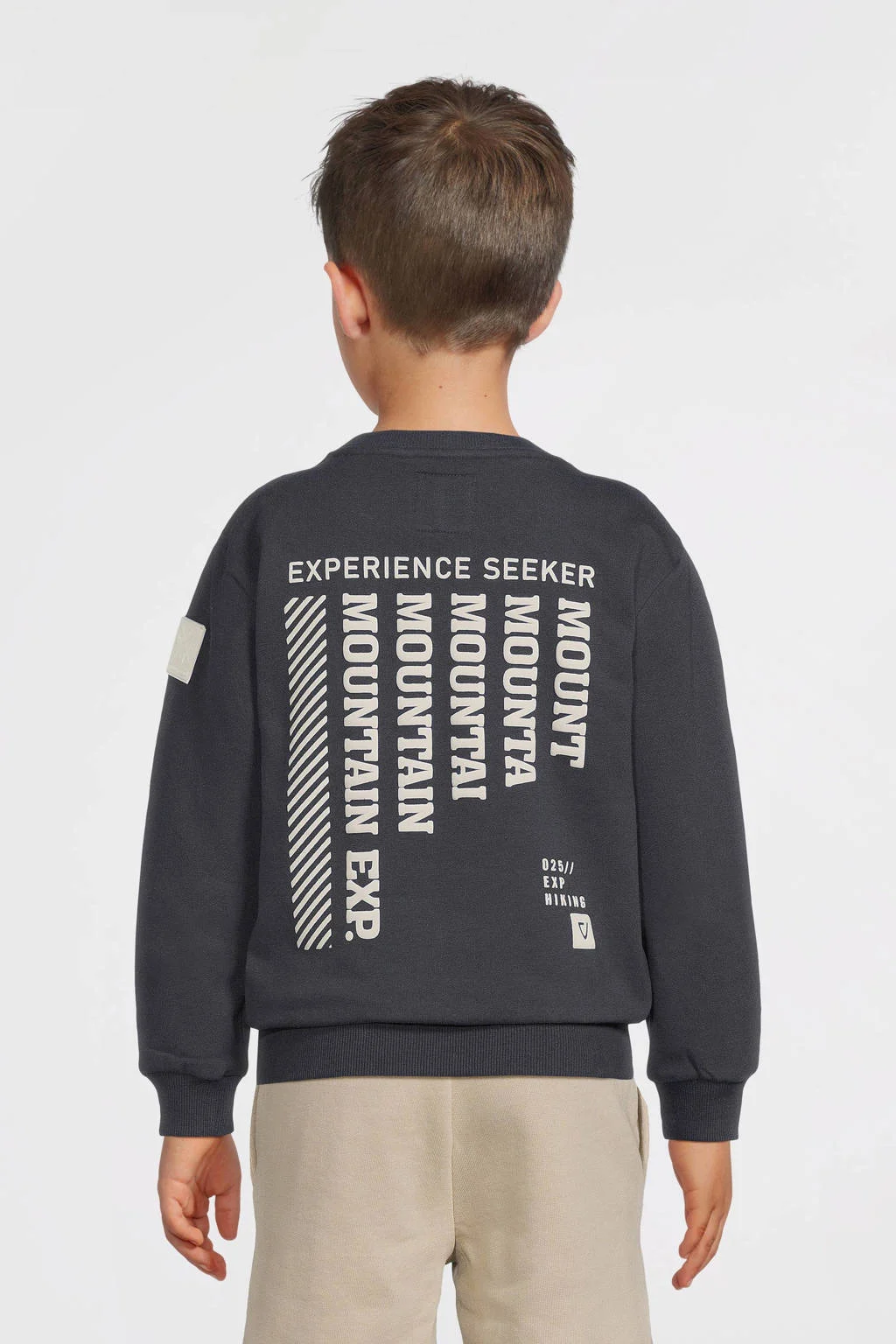 No Way Monday sweater grijs