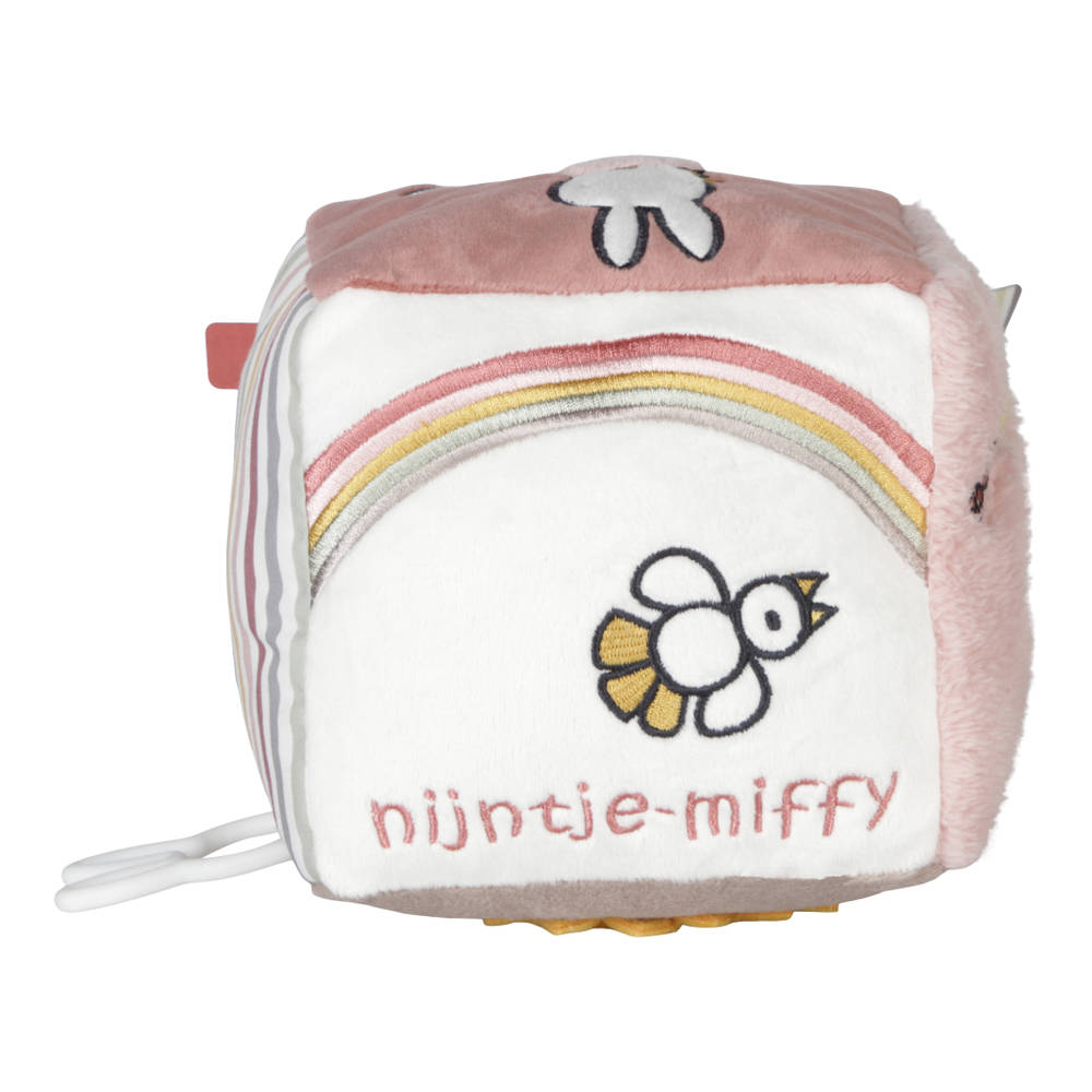 nijntje fluffy kubus - roze