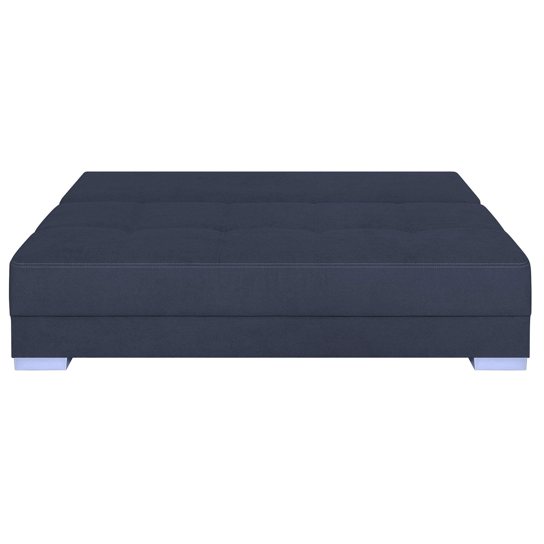 Schlafsofa - deep blue - mit Staukasten - Dauerschläfer