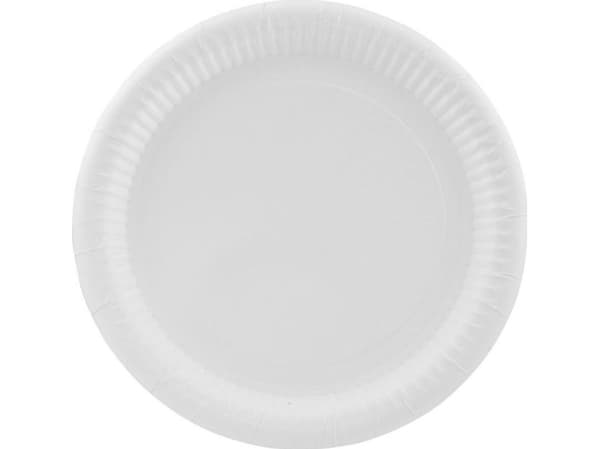Papirtallerkener 23cm 100stk