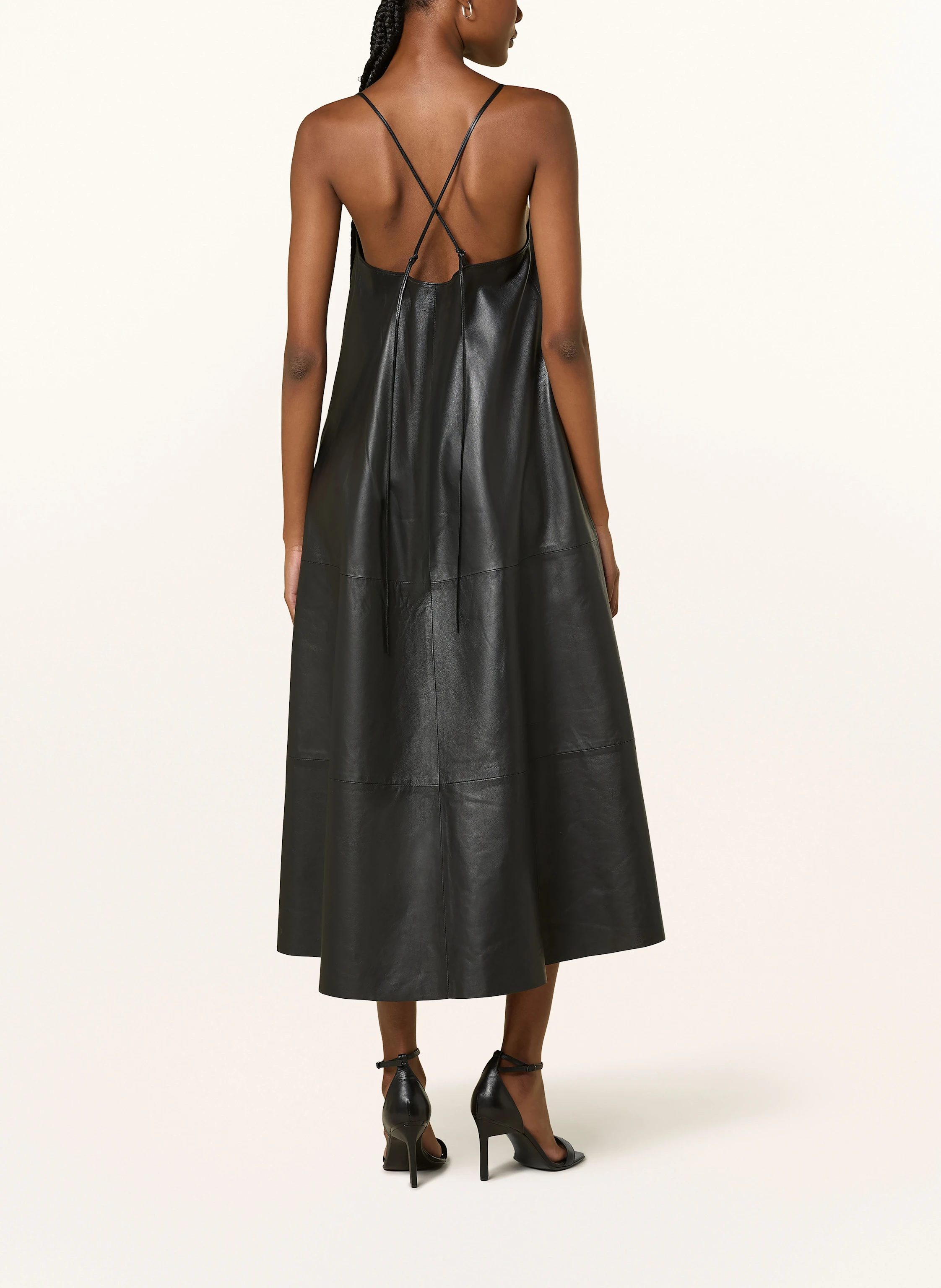 DRYKORN Lederkleid AVISSA mit Cut-outs