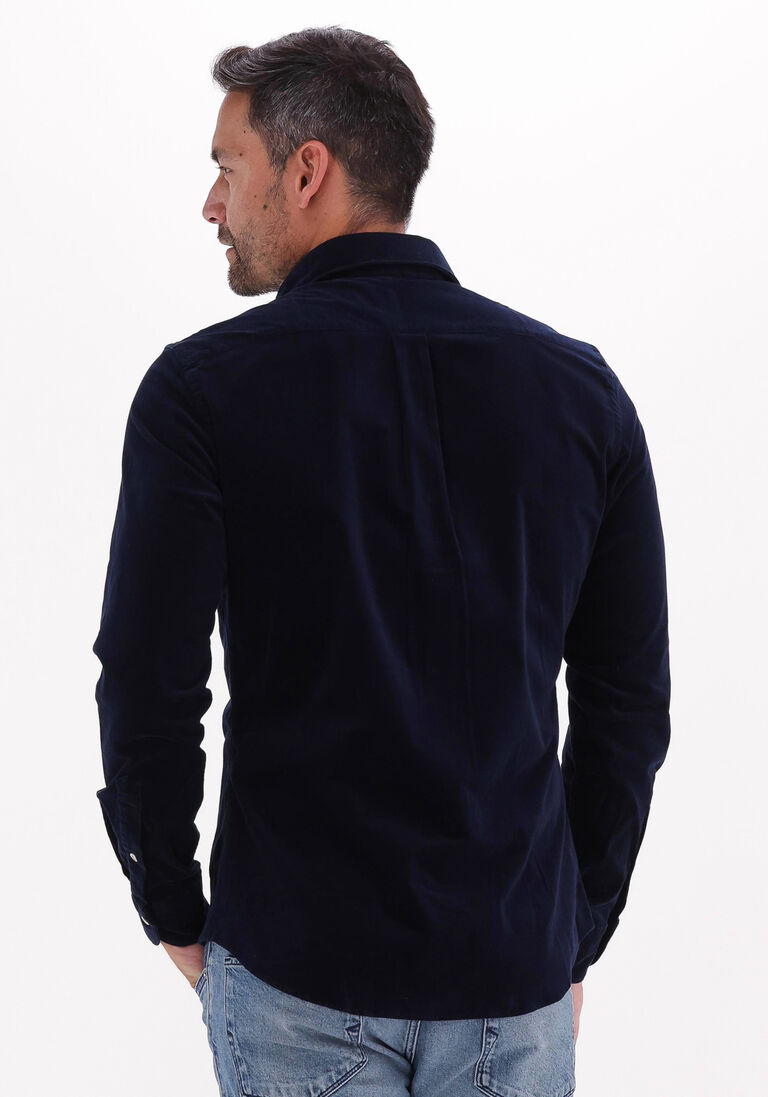 PROFUOMO blauwe profuomo casual overhemd shirt x-cutaway sc sf