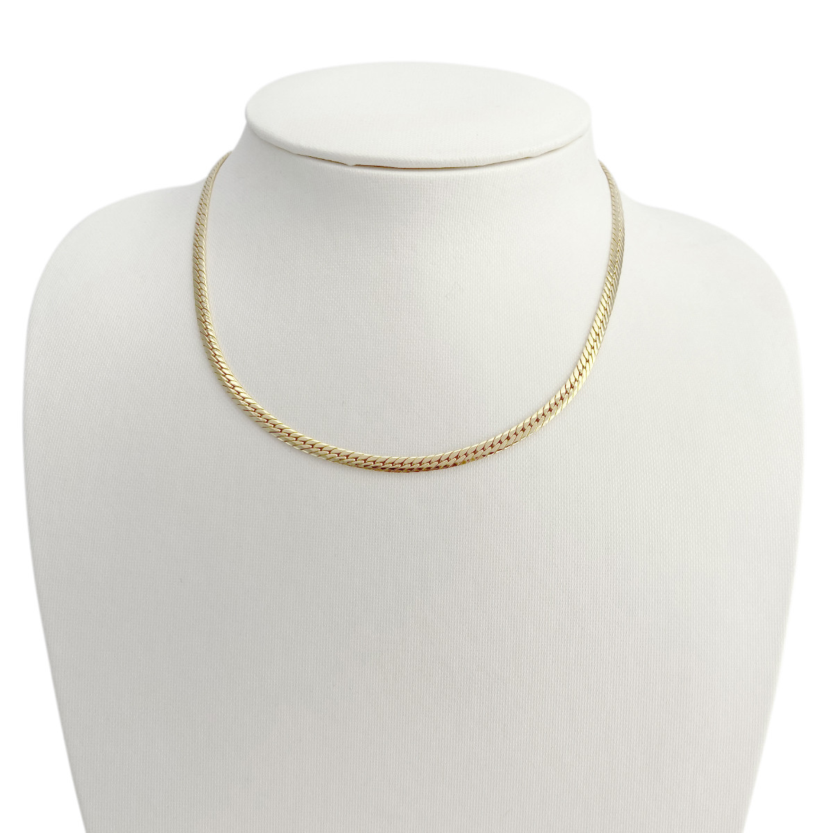 Collier d'occasion or 750 jaune maille anglaise 40 cm