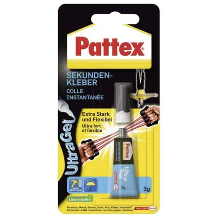 Pattex Sekundenkleber Ultra Gel, 3g