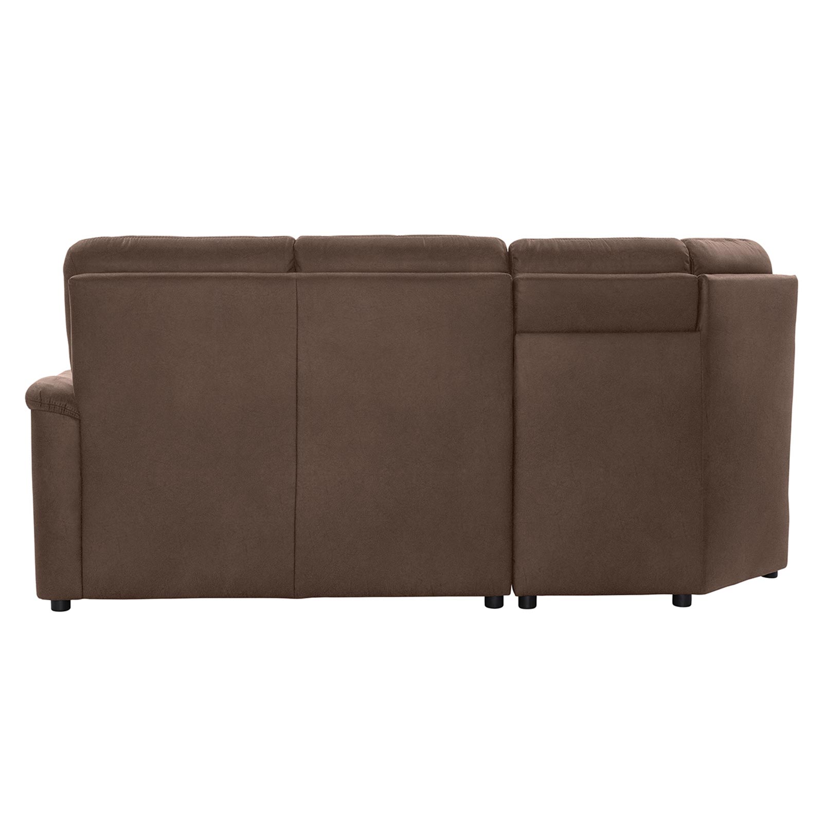 polsterpower Ecksofa - Saddle nougat - Basismodell - rechts