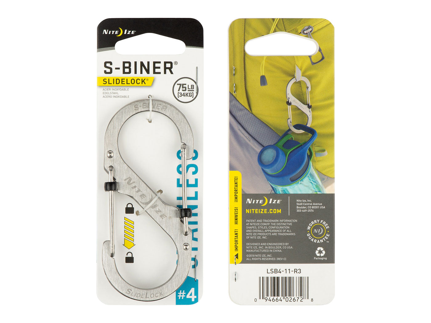 Nite Ize S-Biner Karabijnhaak Slidelock  #4
