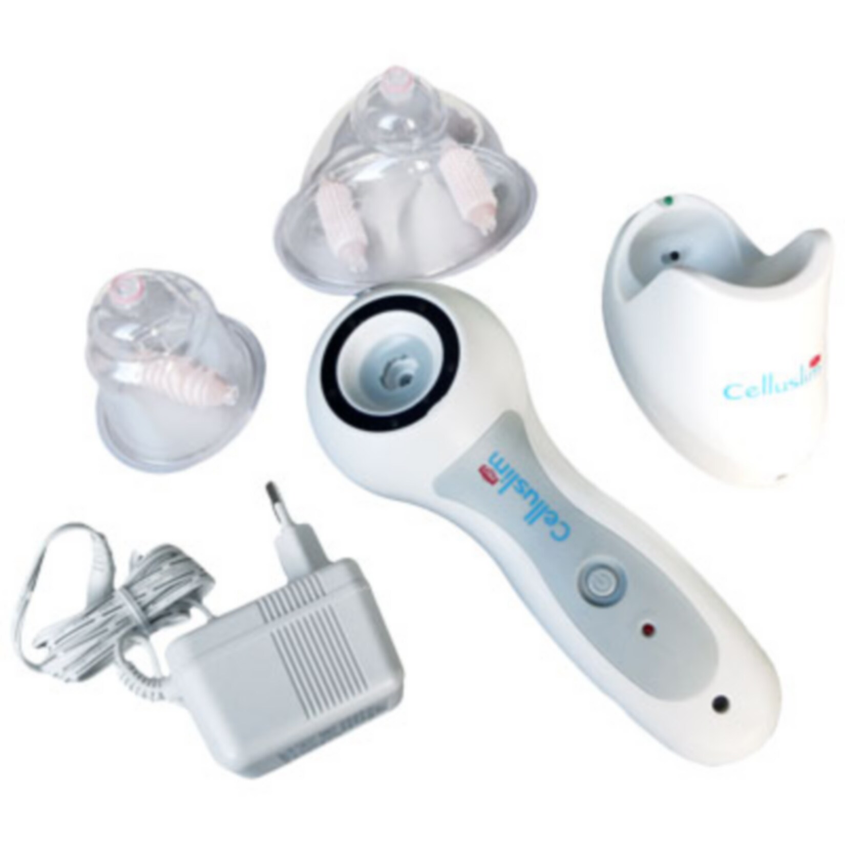 Celluslim Pro Vakuum Massagegerät mit Lichttheraphie für Hautstraffung, Anti-Cellulite, Anti-Aging, und Brustvergrößerung