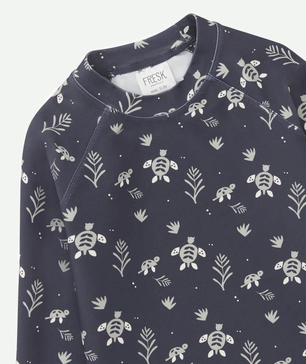 FRESKT-SHIRT ANTI UV TORTUE BLEU INDIGO