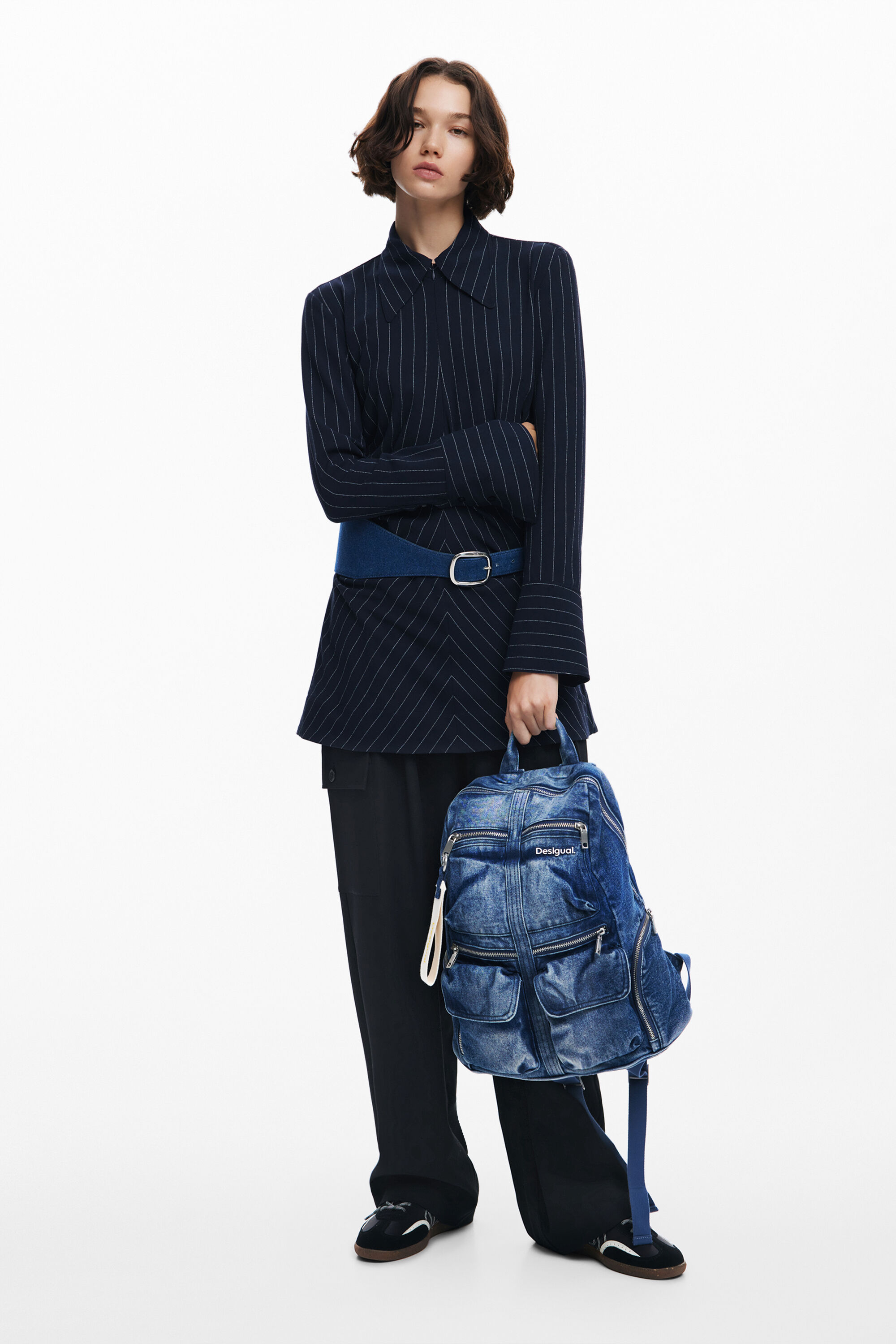 Mochila grande de jeans