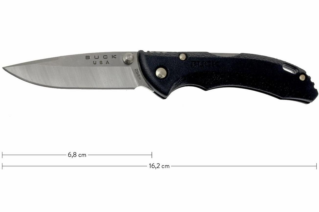 Buck Bantam 284 BBW zwart, 0284BKS-B zakmes