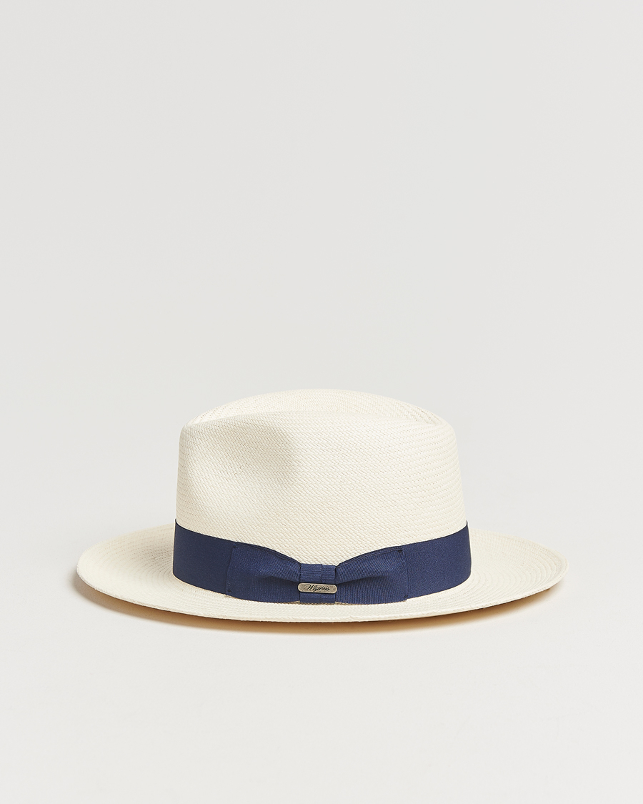 Wigéns Panama Hat White/Navy