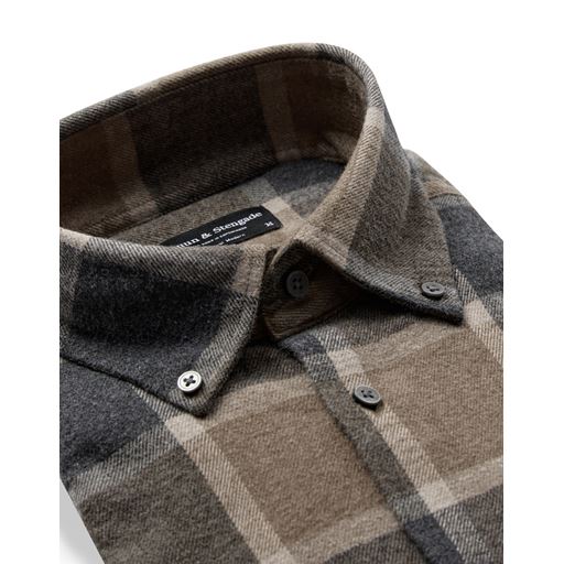 Bruun & Stengade Wilton Skjorte, Brown, L