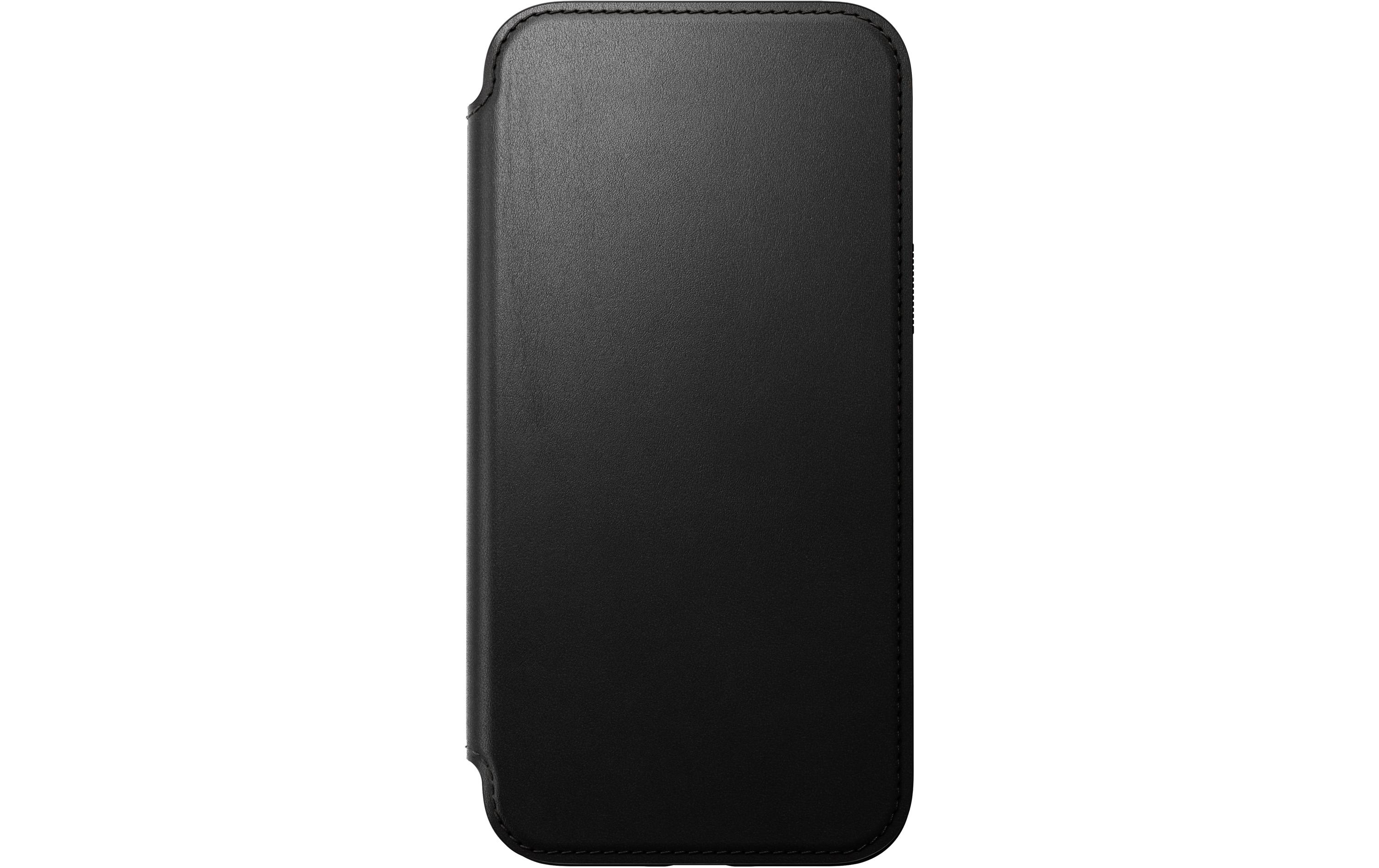 Book Cover Modern Leather Folio iPhone 15 Plus SchwarzModernes Leder Folio für das Apple iPhone 15 Plus