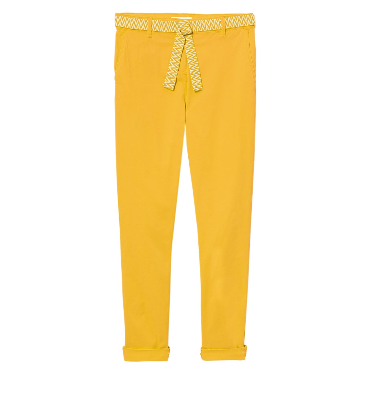 Pantalon chino Femme - Ocre