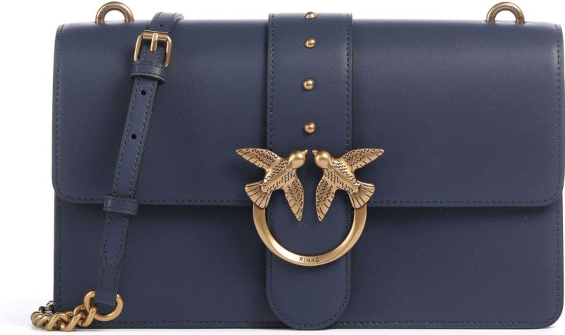 Pinko Love One Crossbody tas blauw