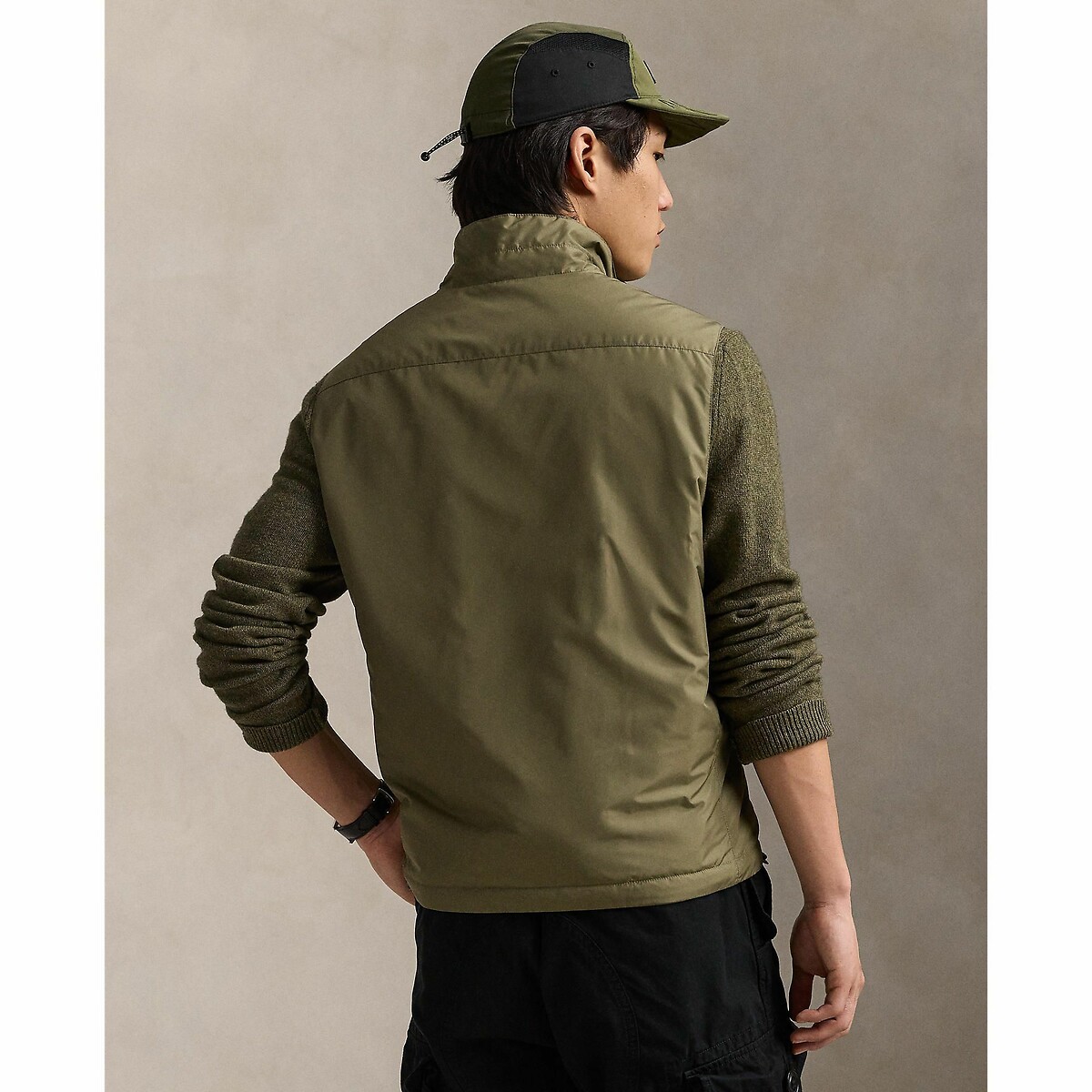 POLO RALPH LAUREN<br>Cardigã leve e sem mangas