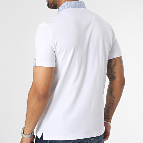 Polo Manches Courtes Blanc
