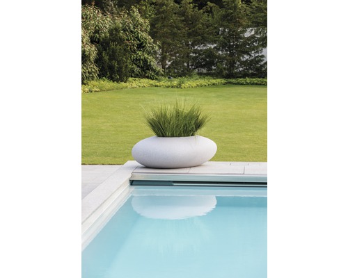 Degardo Storus III plantenbak, kunststof, 73x114x39 cm, lichtgrijs