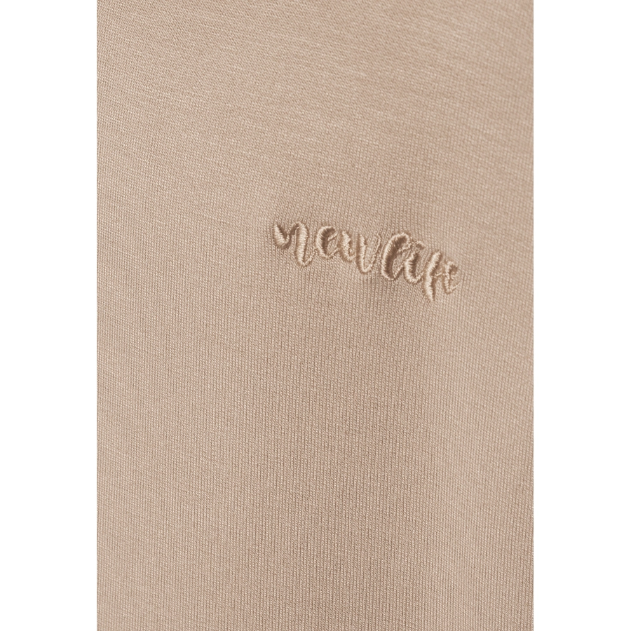 New Life Sweatshirt Crew Neck Pullover Beige