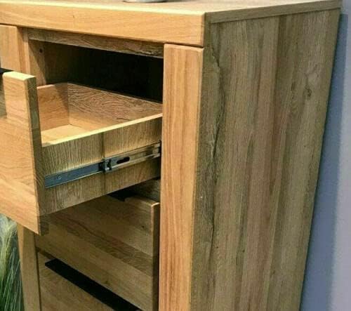 greta Sideboard Kommode Wildeiche geölt Teilmassiv Breite 108cm