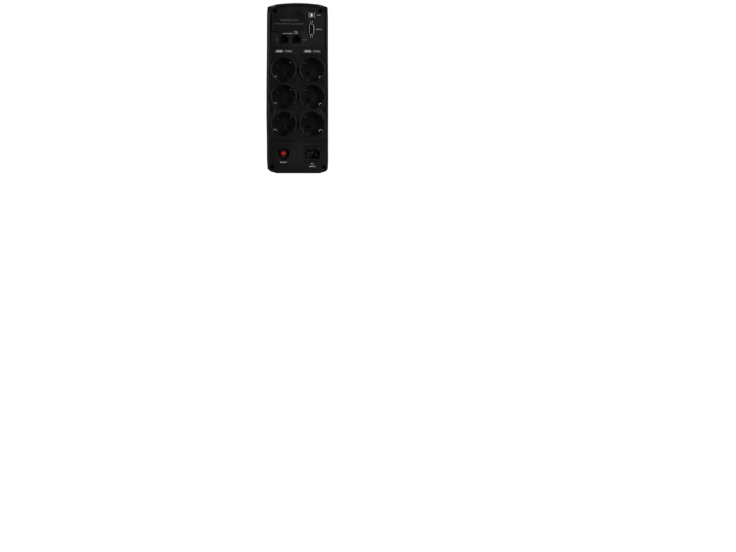 CyberPower Backup PFC Sinewave Series for Mac CP1350EPFCLCD - UPS - AC 230 V - 780 Watt - 1350 VA - 7 At - RS-232, USB - output-stikforbindelser: 6
