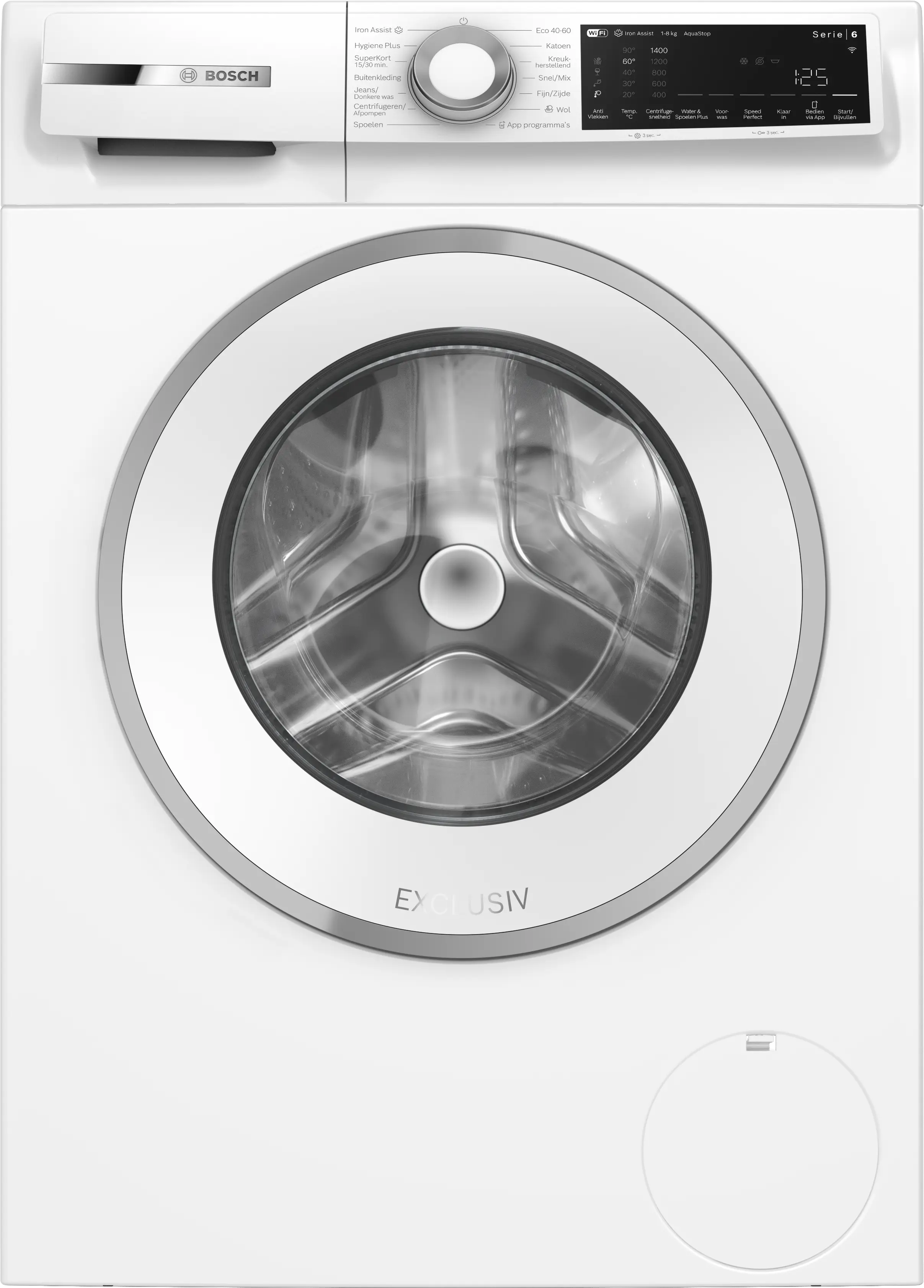Serie 6 Wasmachine, voorlader 8 kg max. 1400 rpm
