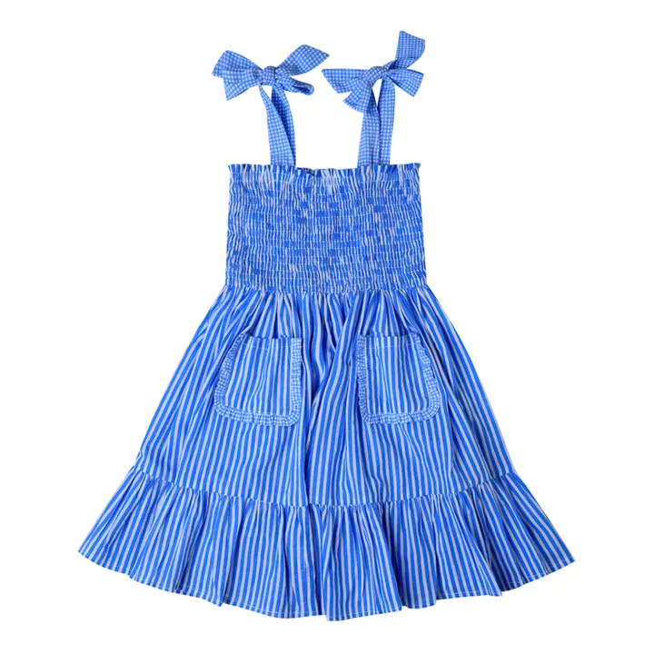 Kidsagogo Robe Eliza Rayée | Bleu