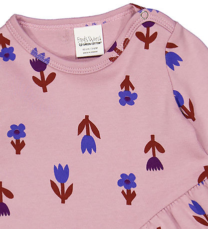 Freds WoRød Kjole - Deco - Pink Haze/Star Blue/Sonic Purple