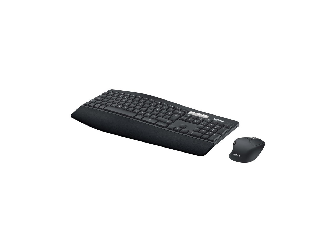 Logitech - MK850 Wireless Keyboard and Mouse Combo NORDIC + Brio 100 Full HD Webcam - Graphite