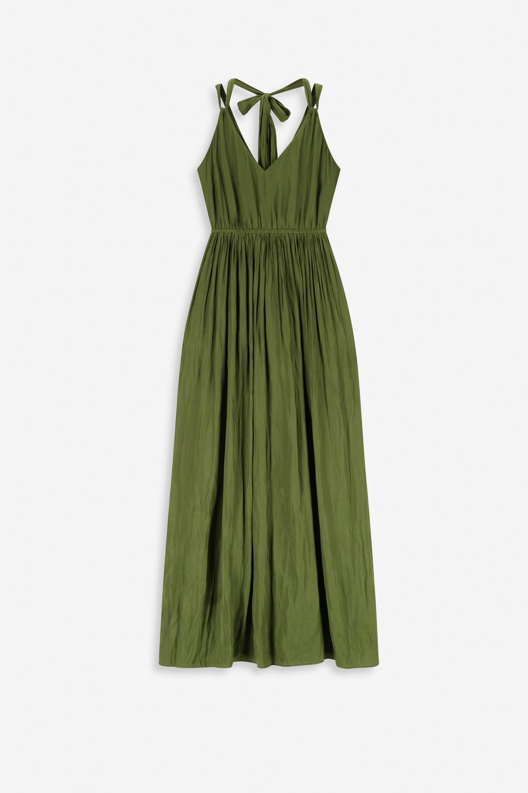 Groene maxi jurk