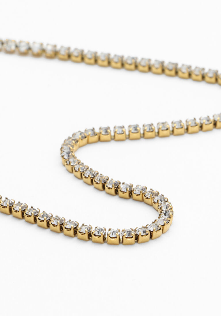 NOTRE-V gouden notre-v ketting omfw22-019