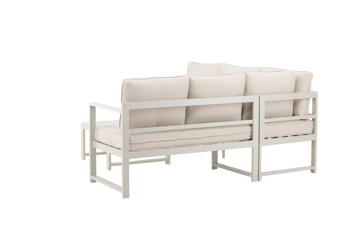 Rebellenclub Iris Hoekloungeset - Creme