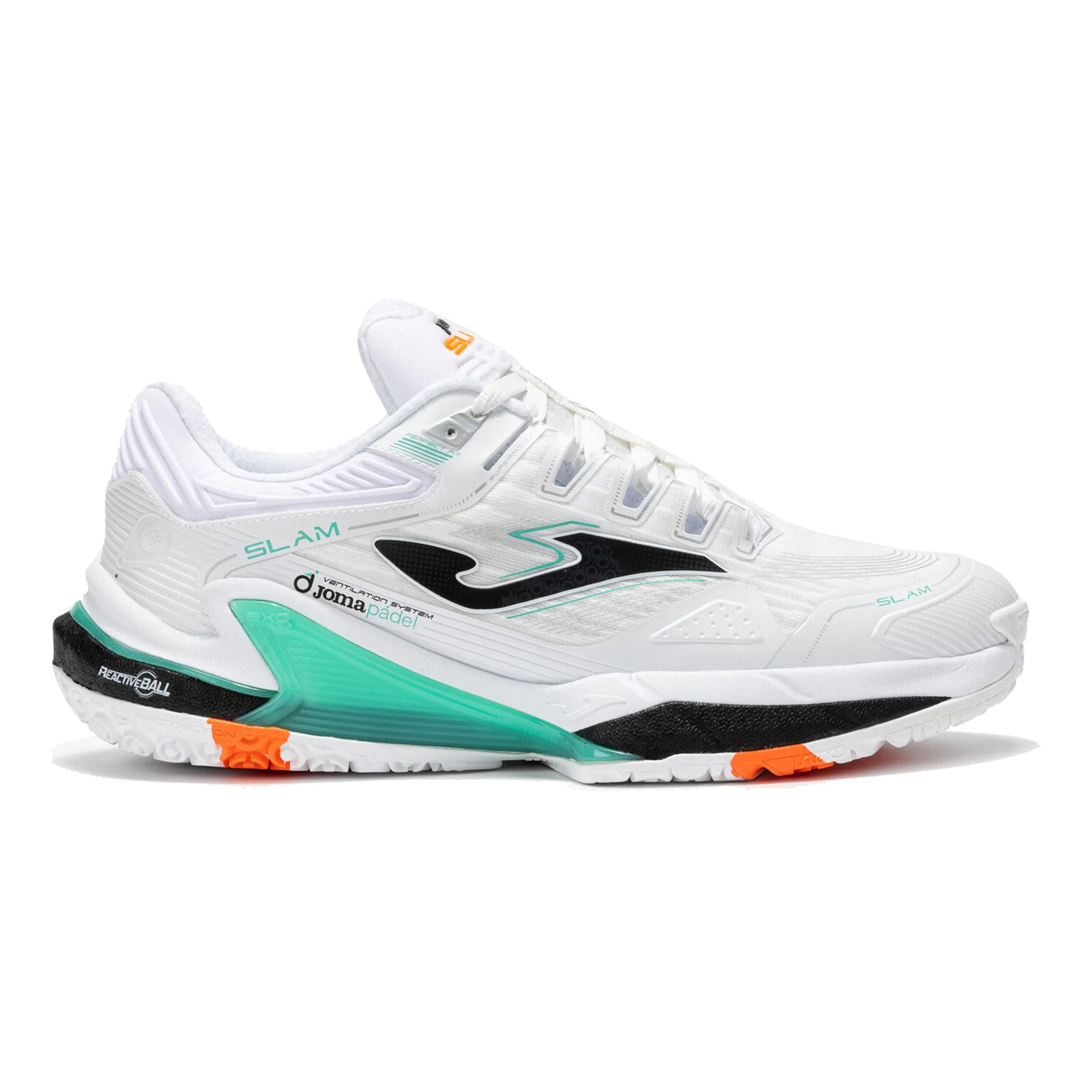 Joma Slam Chaussures Padel Hommes - Blanc , Noir