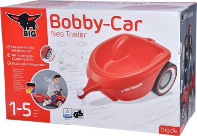BIG Bobby Car NEO Tilhenger, Rød