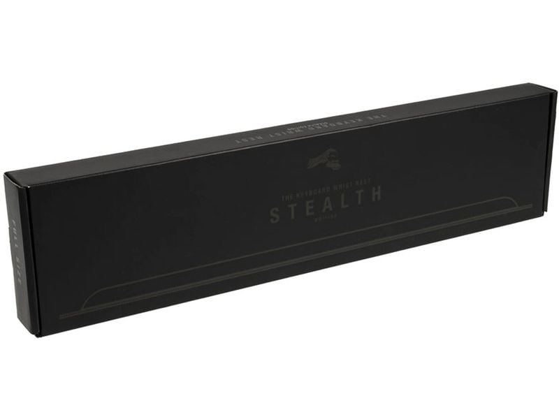 PC Gaming Race Handballenauflage Glorious Stealth Schwarz Schwarze Handgelenkunterlage mit Stoff-Oberfläche