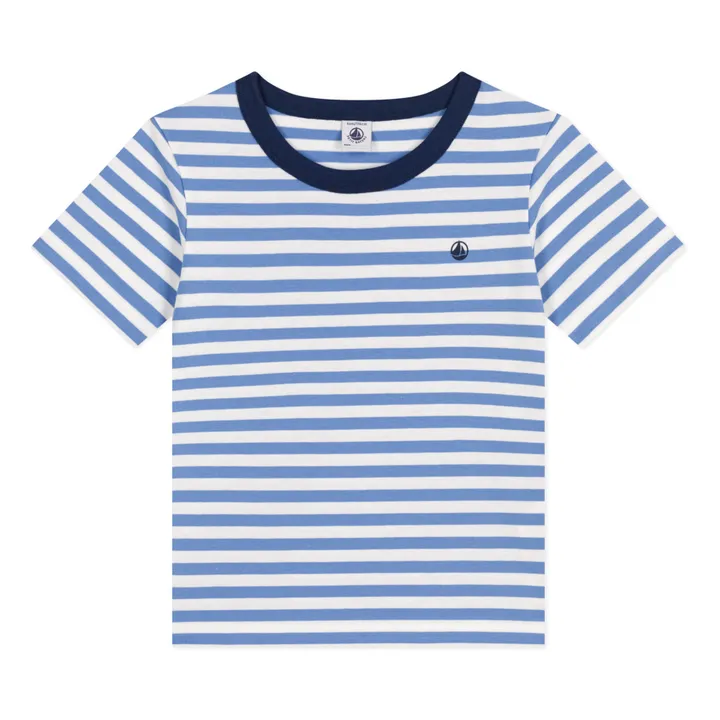 Petit Bateau T-shirt Matiko Rayé | Bleu