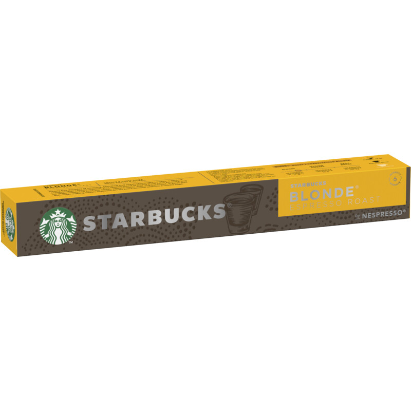 Starbucks Nespresso blonde espresso roast capsules